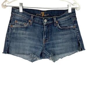 7 FOR ALL MANKIND CUT OFF SHORTS 27